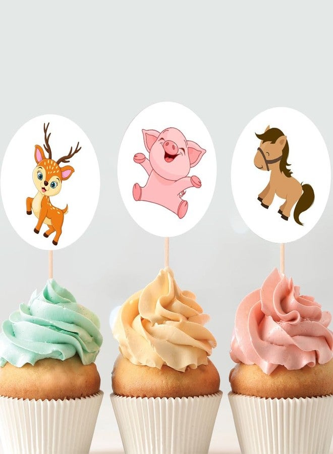 Hohamn 600 Pcs Farm Animals Stickers for Kids Teachers 1.5 Inch 16 Styles Farm Animals Stickers Roll for Kids Birthday Party School Reward Giveaways - Image 4